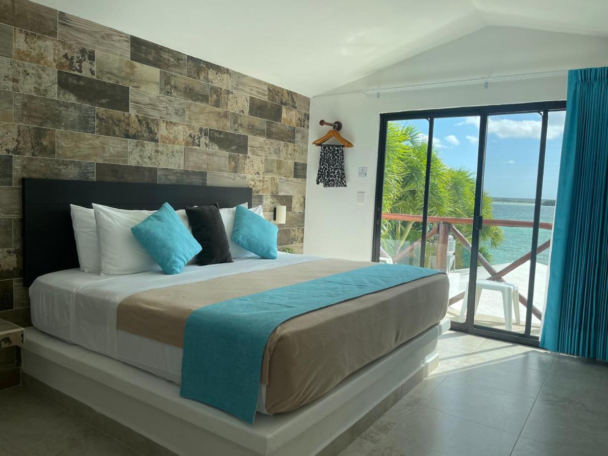 Hotel Aldea 19 Bacalar Bagian luar foto